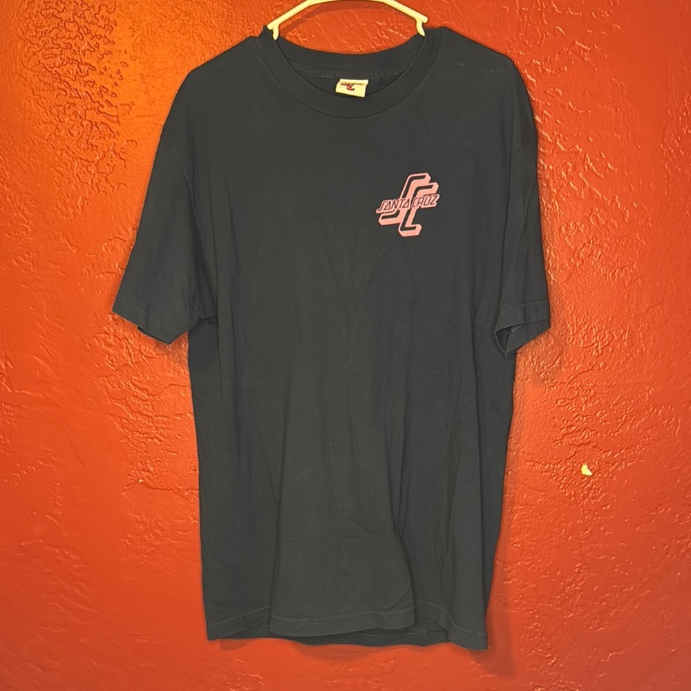 Blue Short Sleeve Tee with Crew Neck